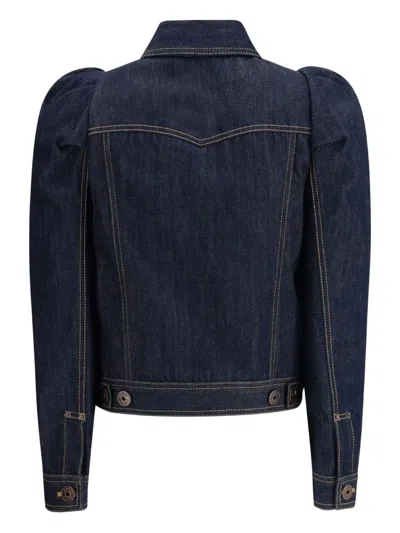 Alexander Mcqueen Stylish Jackets With Unique Design Features In Blue