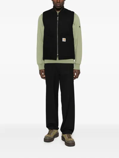 Carhartt Dearborn Canvas Classic Vest In Black
