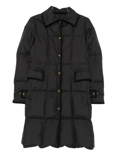 Moncler Achard Quilted Shell Down Coat In Black