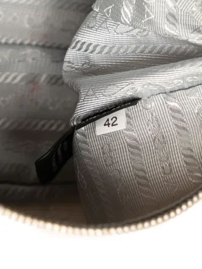 Pre-owned Prada 2019-2025 Re Nylon Re Edition 2005 Satchel In Gray