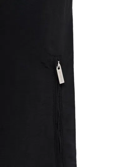 Jacquemus Relaxed Balloon Trousers Zipper Pockets In Black