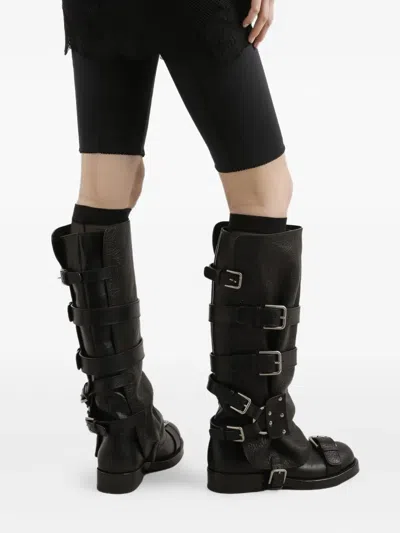 Dolce & Gabbana Satin-panelled Shorts In Black