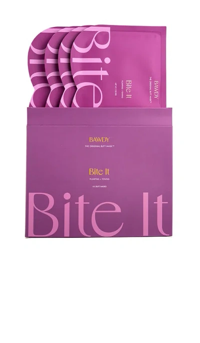 Bawdy Bite It Butt Sheet Mask 4 Pack In Purple