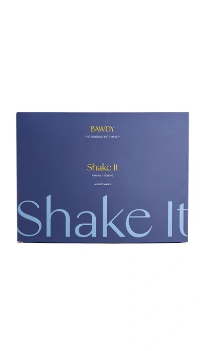 Bawdy Shake It Butt Sheet Mask 4 Pack In Blue