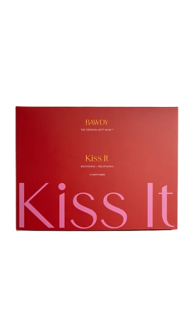 Bawdy Kiss It Butt Sheet Mask 4 Pack In Red
