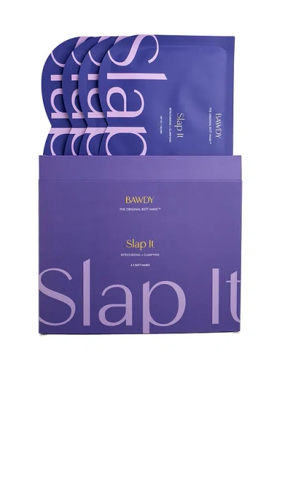 Bawdy Slap It Butt Sheet Mask 4 Pack In Blue