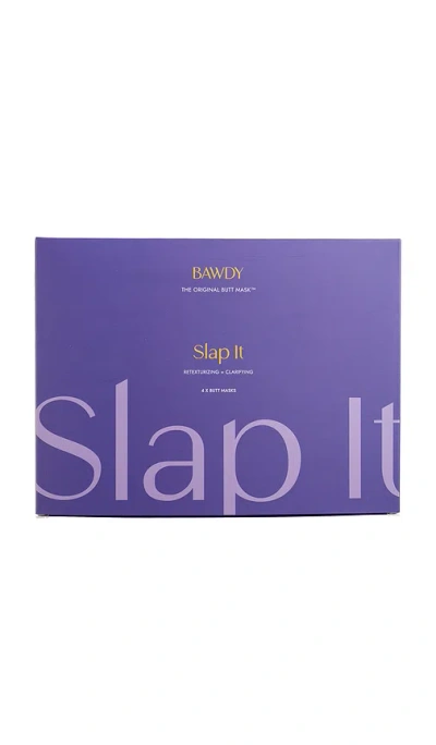 Bawdy Slap It Butt Sheet Mask 4 Pack In Blue