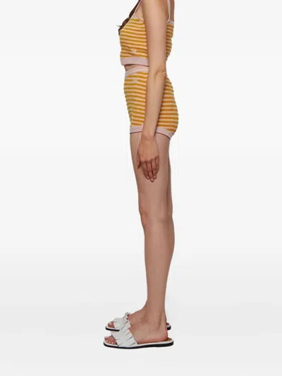 Alexandra Golovanoff Short Cutie Blush And Amber In Brown