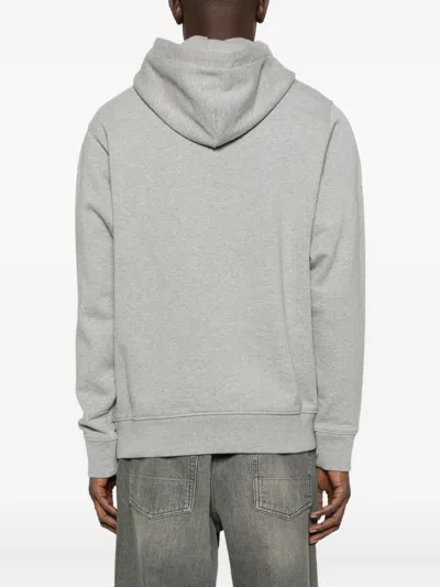 Sebago Relaxed-fit Gray Hoodie With Drawstring In Gray