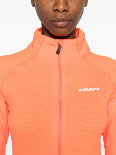 Rossignol Zip-up Fleece Jacket In Orange