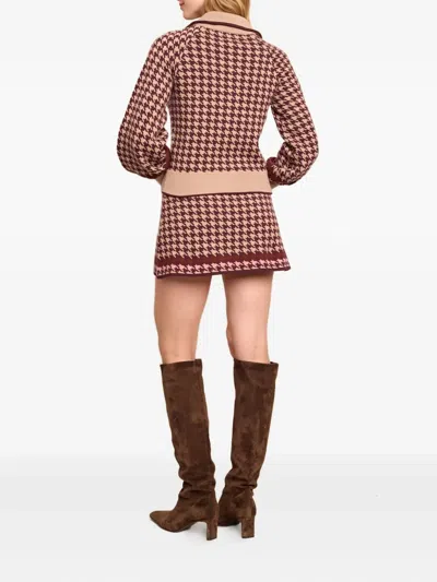 LYSS 千鸟格纹拉链开衫