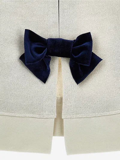 Monnalisa Kids' X Disney Minnie Mouse Embroidered Sweatshirt In Neutral