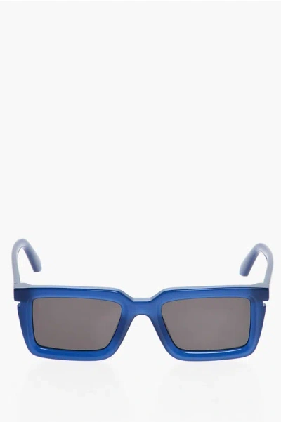 Off-white Rectangular Frame Tucson Sunglasses In Blue