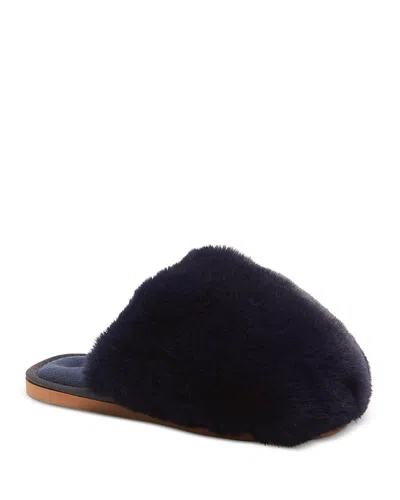 Free People Women's Snowball Slippers In Black