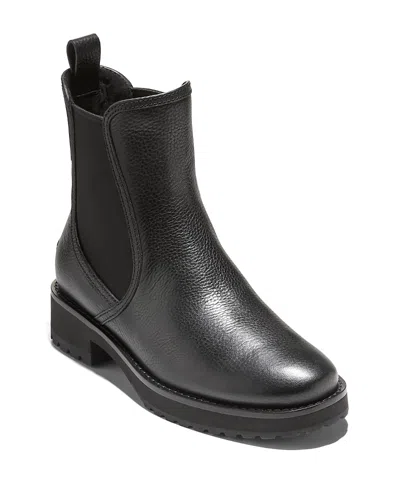 Cole Haan Lyndon Waterproof Chelsea Boot In Black