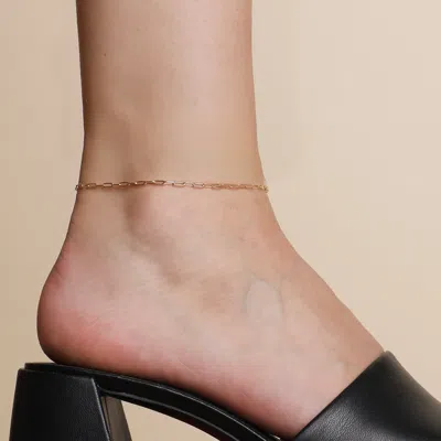 Astrid &amp; Miyu Story Chain Piccadilly Chain Anklet