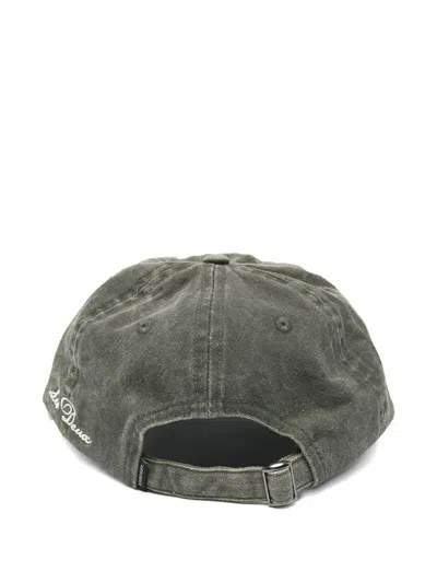Les Deux Logo-embroidered Cap In Green
