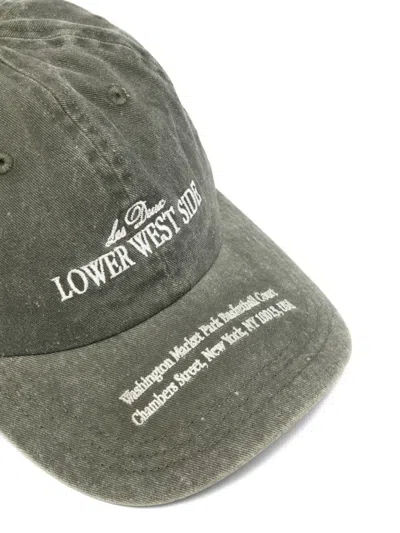 Les Deux Logo-embroidered Cap In Green