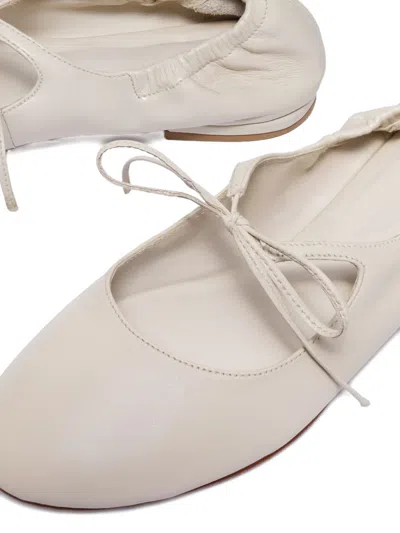 Bernardo 1946 Tie-fastening Elasticated Ballet Flats In Multi