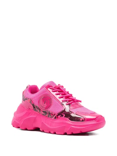 Versace Jeans Couture Logo-patch Chunky Sneakers In Multi
