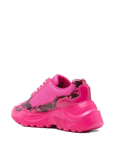 Versace Jeans Couture Logo-patch Chunky Sneakers In Multi