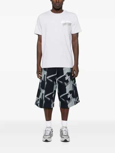 Off-white Tape-detail T-shirt In Multi