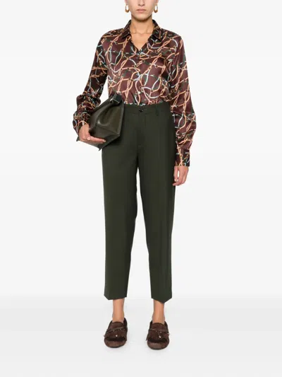 Robert Friedman Chain-print Long-sleeve Shirt In Multi