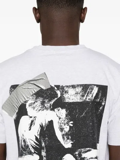 Off-white Tape-detail T-shirt In Multi