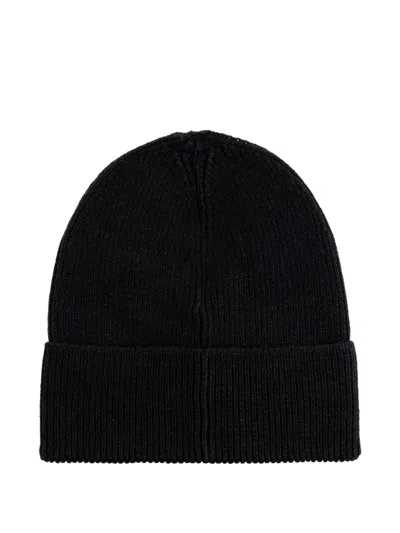 Mini Rodini Ritzratz-patch Beanie In Black