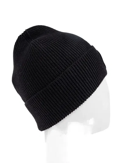 Mini Rodini Ritzratz-patch Beanie In Black