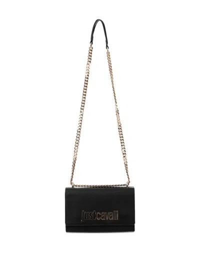 Just Cavalli Chain-strap Crossbody Bag In Black