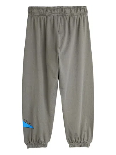 Mini Rodini Dinosaur-print Track Pants In Gray