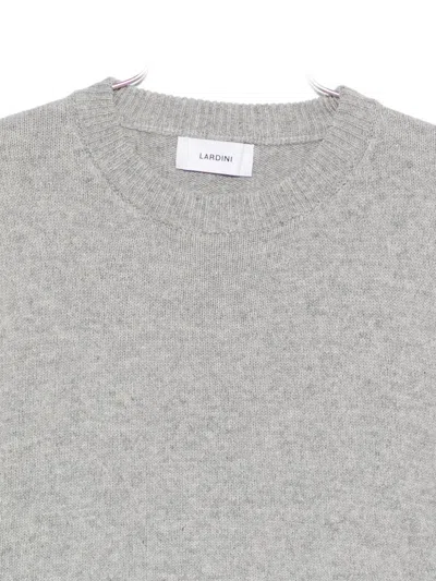 Lardini Wool And Alpaca Blend Sweater In Gray