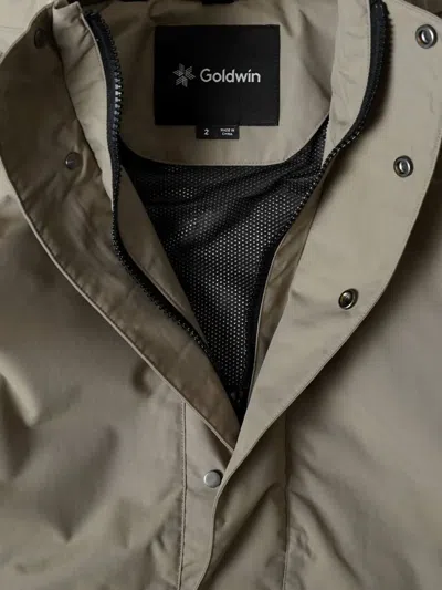 Goldwin Drawstring Jacket In Gray