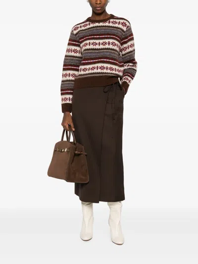 Dunst Wool Blend Crewneck Jumper In Multi