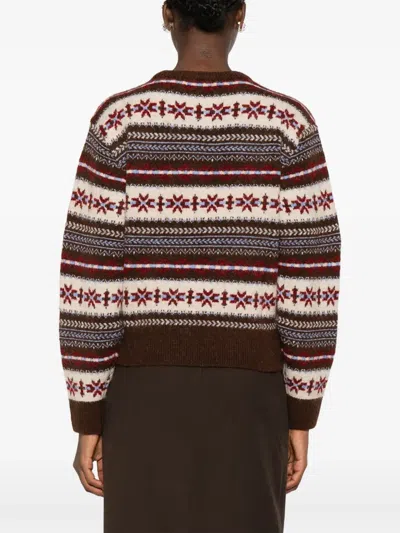 Dunst Wool Blend Crewneck Jumper In Multi