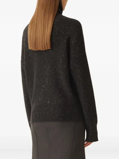 Fabiana Filippi Sweater With Sequins In Black