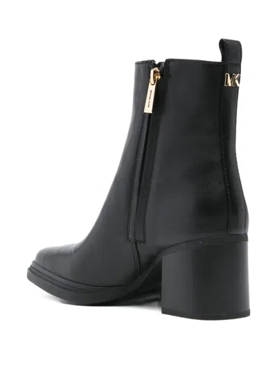 Michael Kors Lex Black Heeled Ankle Boot In Black