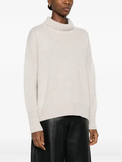Lisa Yang High-neck Sweater In Neutral