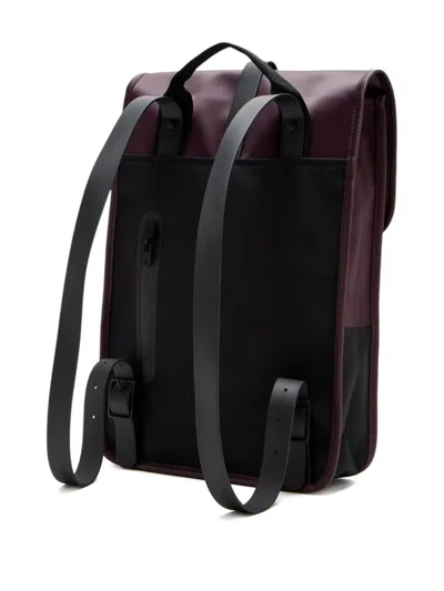 Rains Mini Flap-closure Backpack In Purple
