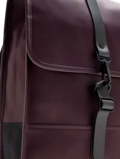 Rains Mini Flap-closure Backpack In Purple