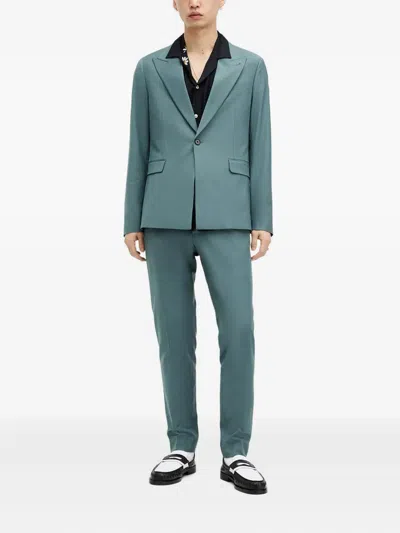 Allsaints Moad Single-button Suit In Blue