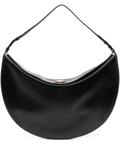 Jacquemus Black The Ovalo Hobo Bag In Black