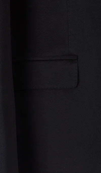 Herno Single-breasted Layered Padded Blazer In Black