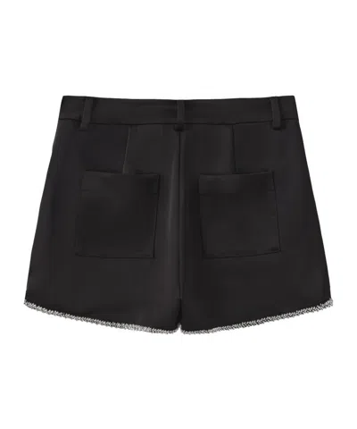 Marissa Chiara Belt Loop Shorts In Black