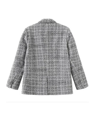 Marissa Chiara Long Sleeve Jacket In Gray