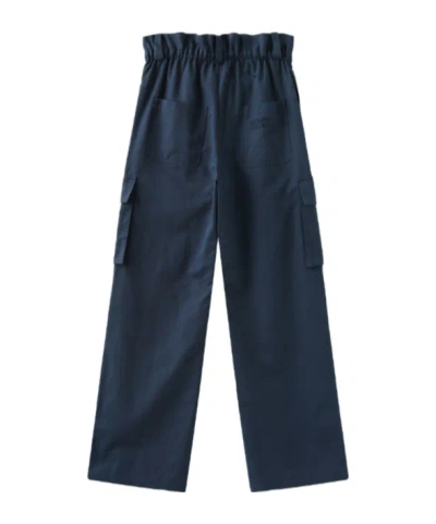 Marissa Chiara Drawstring Wide-leg Pants In Blue