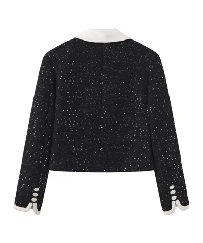 Marissa Chiara Long Sleeve Jacket In Black