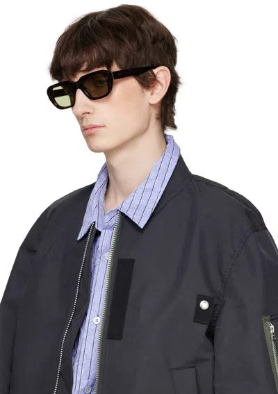 Retrosuperfuture Miles Rectangle Frame Sunglasses In Brown