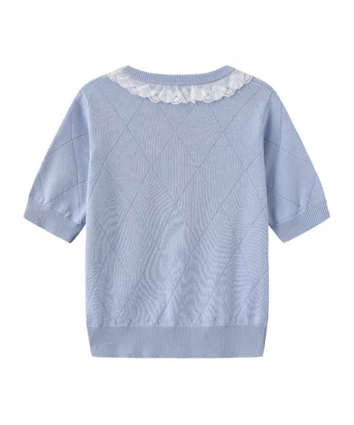 Marissa Chiara Knitted Pullover In Blue